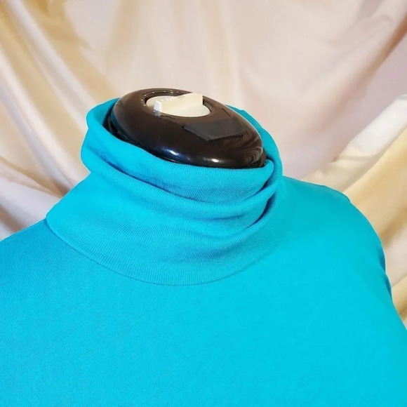 0095. Woman Within Deep Ocean Blue 💙 Turtle Neck NWOTs!! - Picture 8 of 10